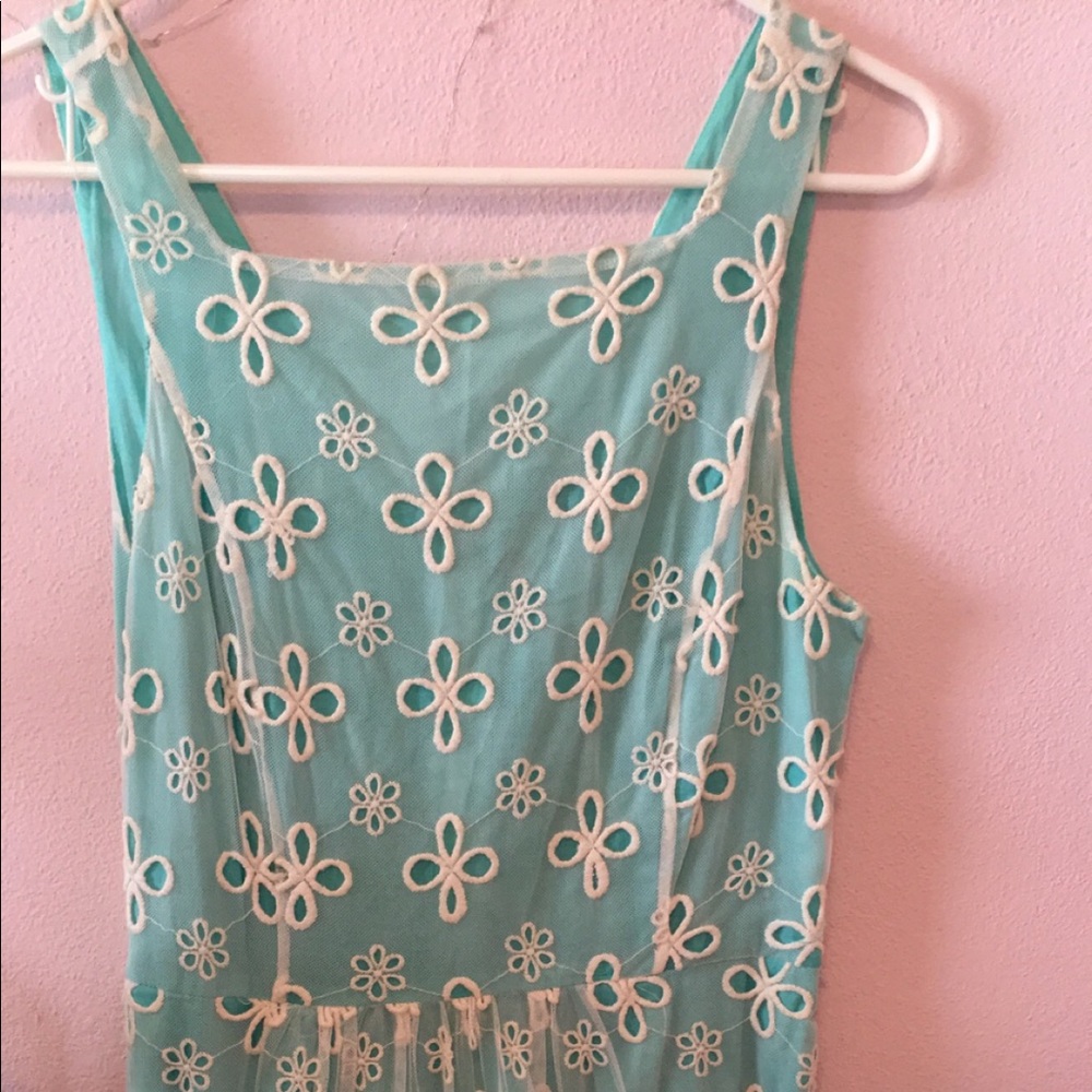 Blue flower dress